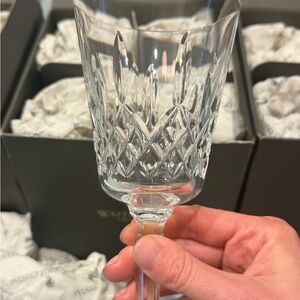 Waterford Lismore Large Goblet Crystal Wine Glass SET OF 12